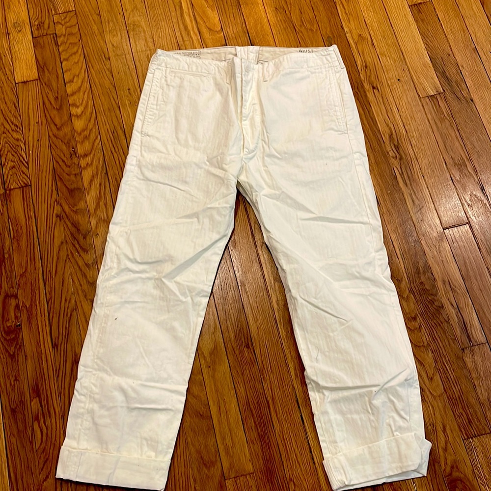 RRL white chinos New without tags